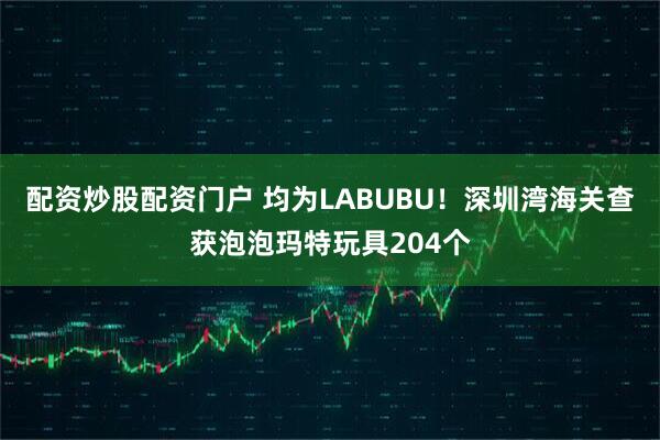 配资炒股配资门户 均为LABUBU！深圳湾海关查获泡泡玛特玩具204个